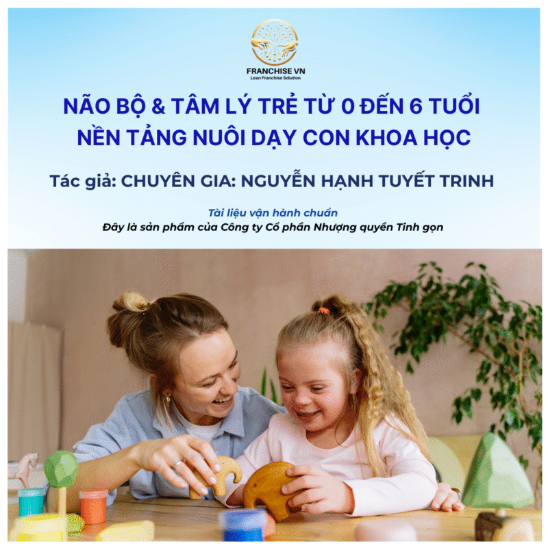 NÃO BỘ & TÂM LÝ TRẺ TỪ 0 ĐẾN 6 TUỔI NỀN TẢNG NUÔI DẠY CON KHOA HỌC