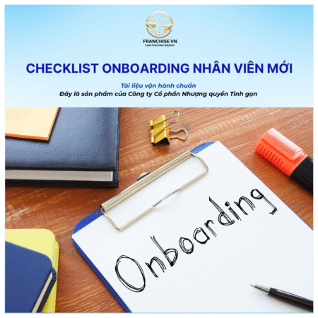 CHECKLIST ONBOARDING NHÂN VIÊN MỚI